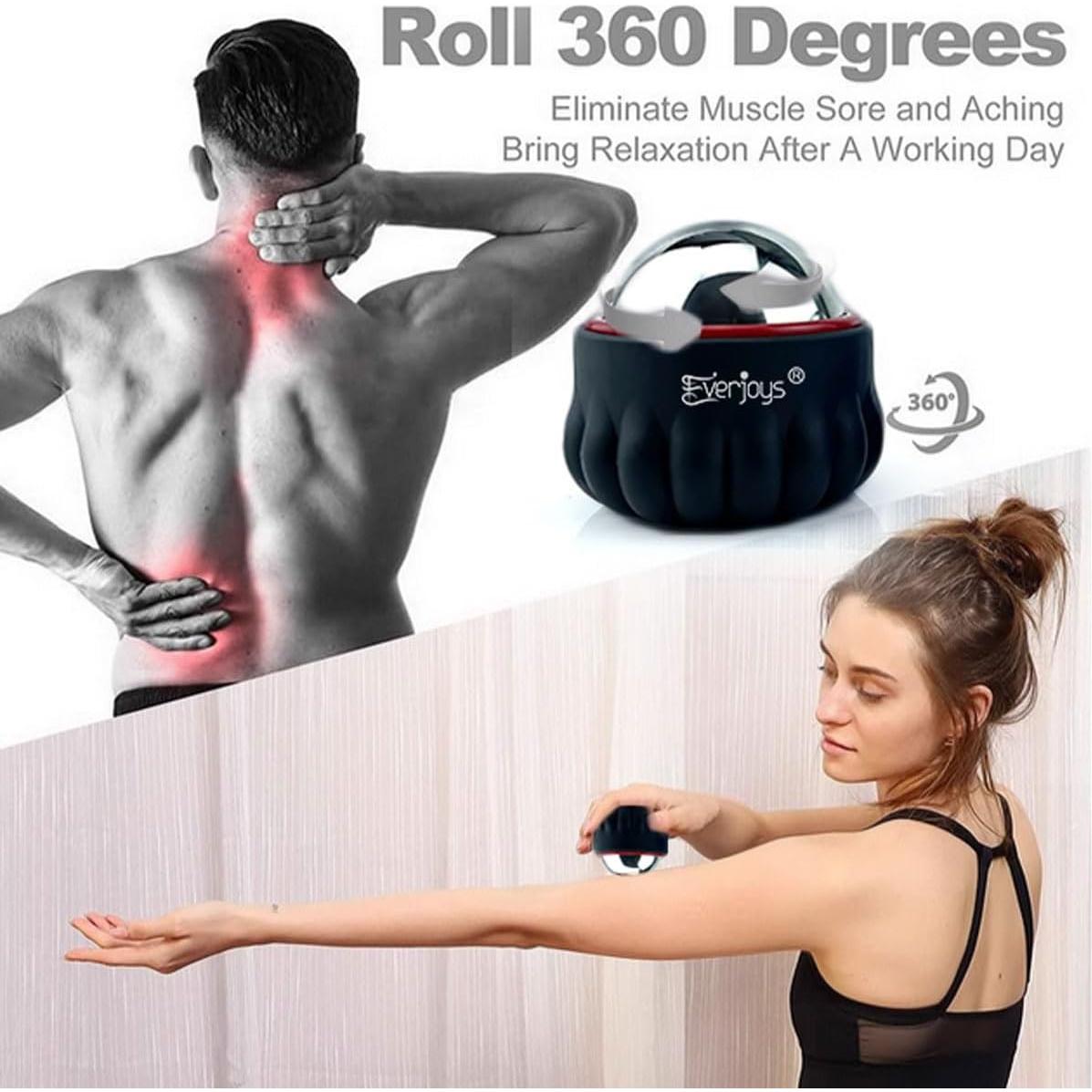 Rodillo de Hielo para Masaje Everjoys, Terapia Fría y Caliente