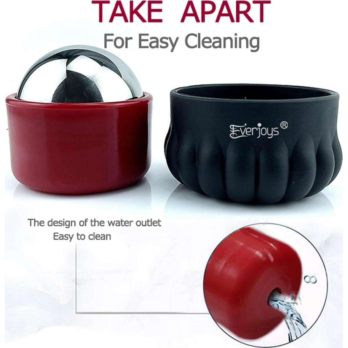 Rodillo de Hielo para Masaje Everjoys, Terapia Fría y Caliente