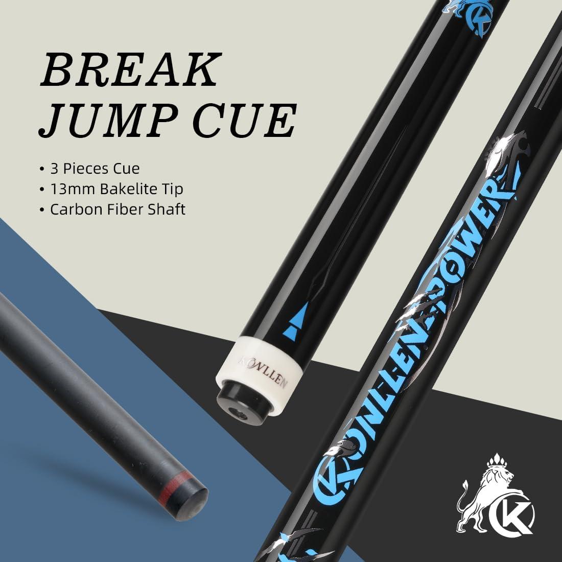 KONLLEN Cue de Rompimiento y Salto de Fibra de Carbono 147cm