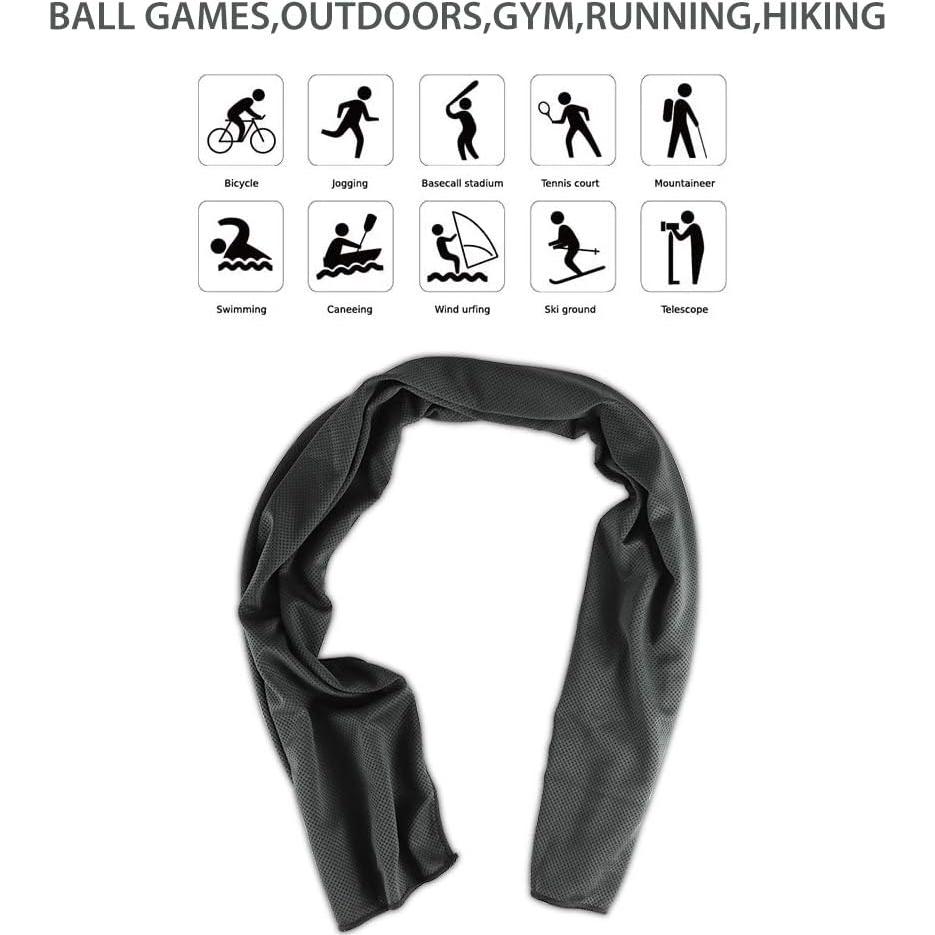 Toalla de Enfriamiento Tancano Microfibra 101.6x30.5cm 2 Pzas