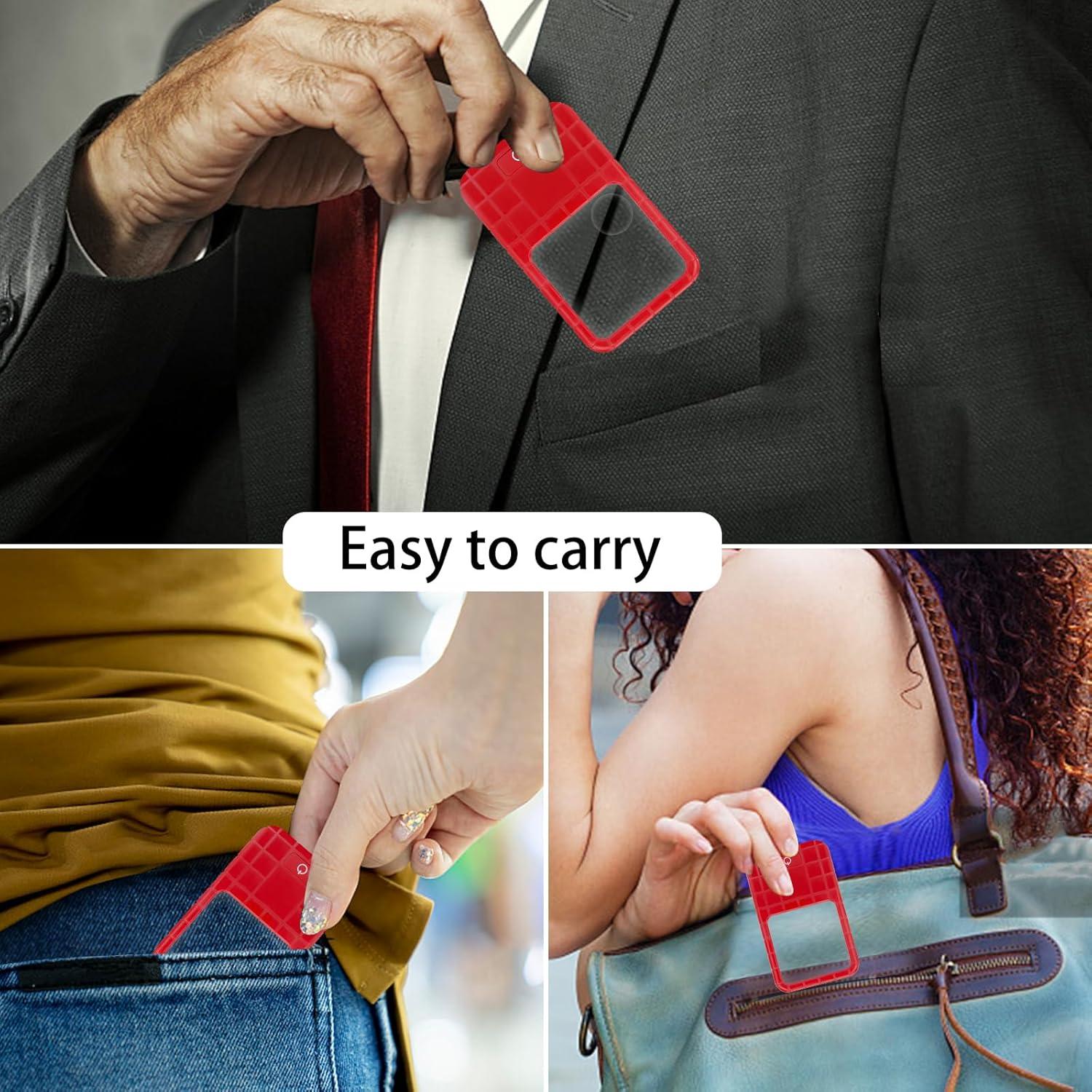 Lupa LED HONGUT 3X 5X Portátil para Lectura - Paquete de 3