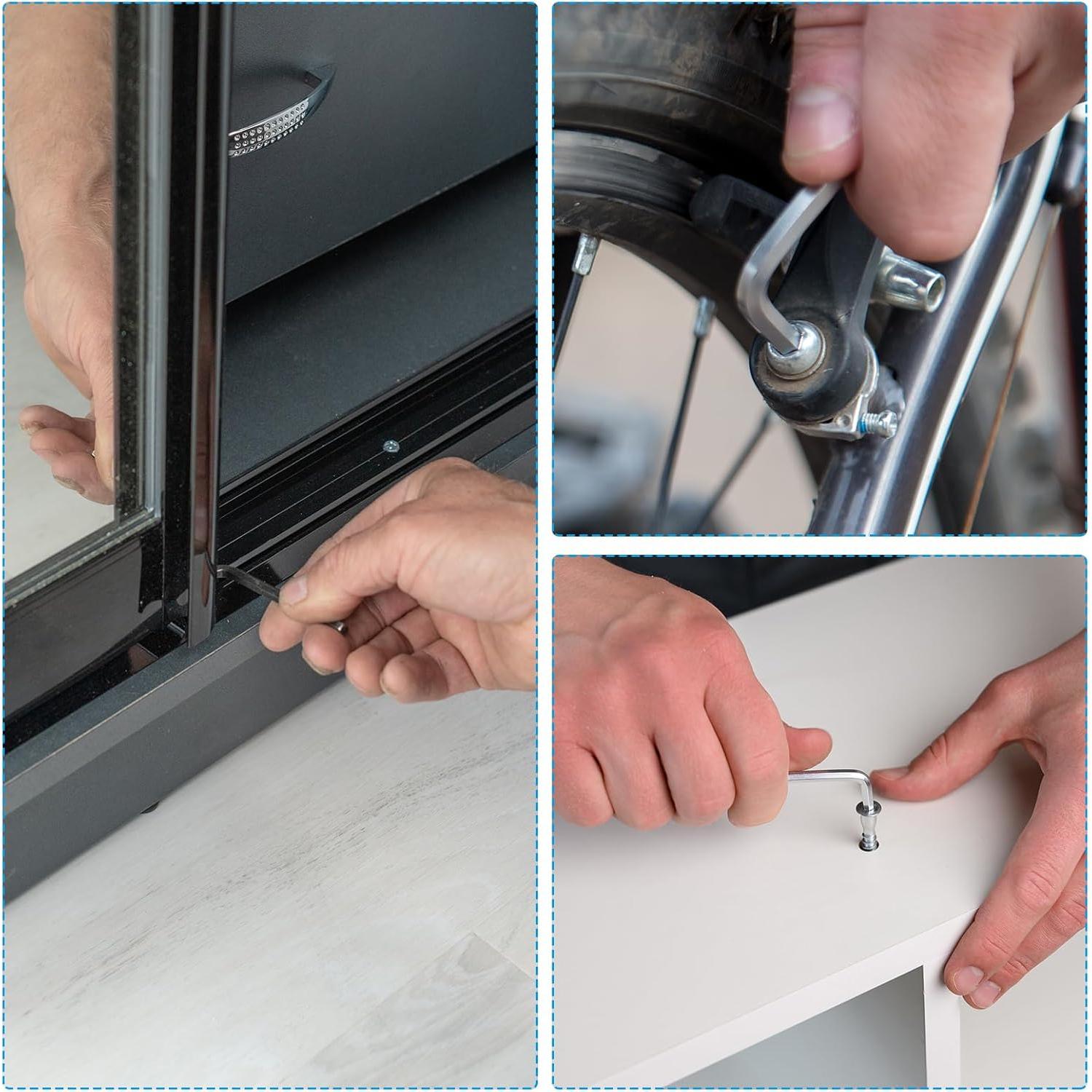 Llave Hexagonal Estándar PATIKIL 1/8" (3.18 mm) - 4 Piezas