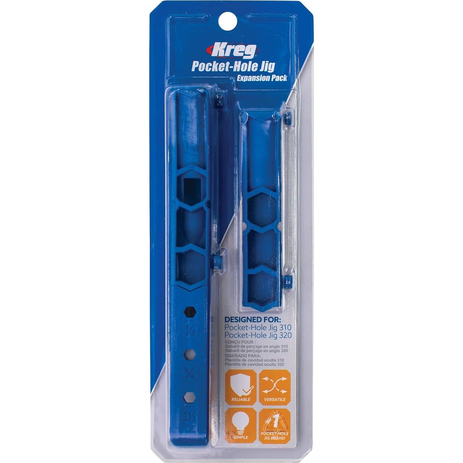 Paquete de Expansión Kreg KPHA110 para Plantilla de Agujeros