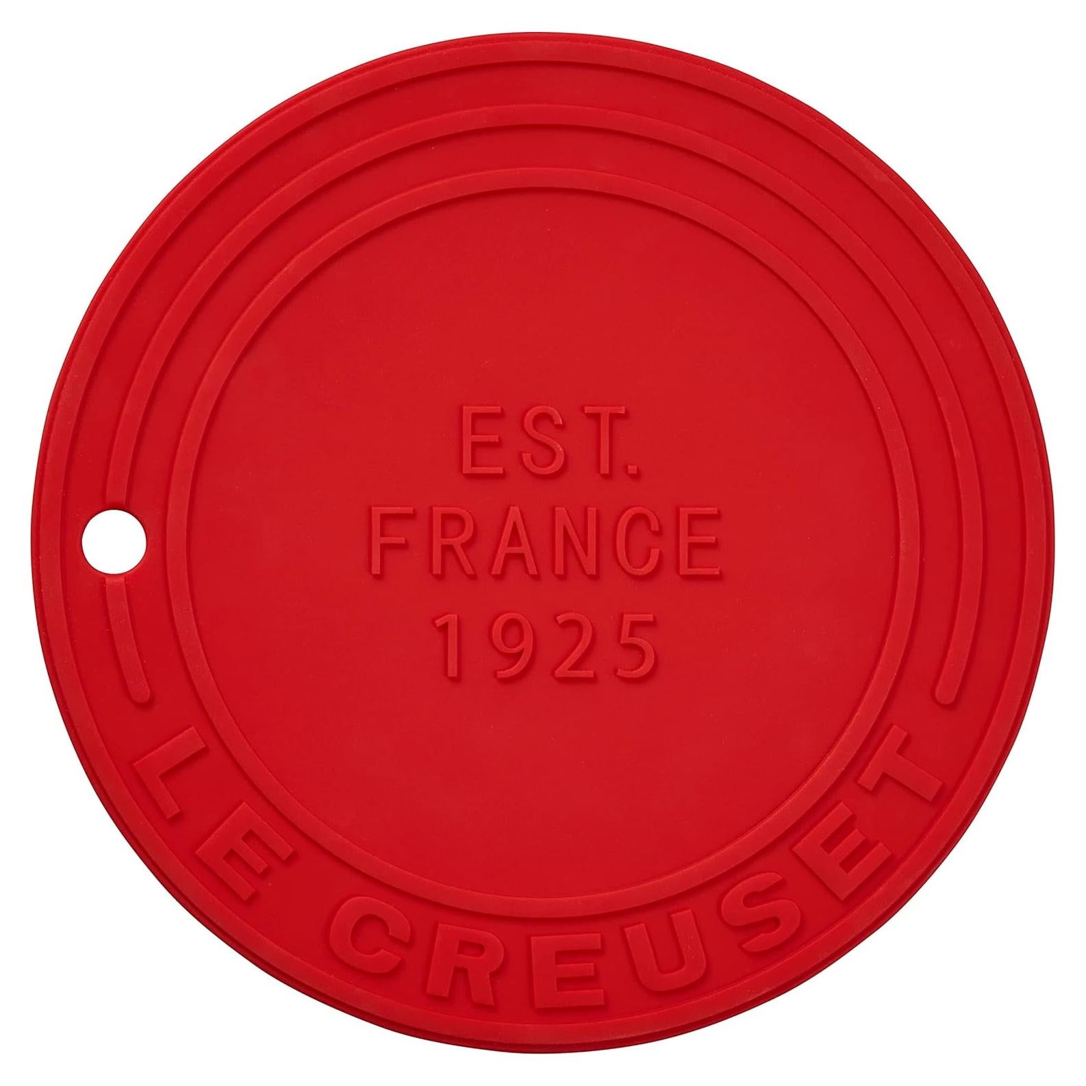 Trivet de Silicona Le Creuset Cerise 20.3 cm Resistente al Calor
