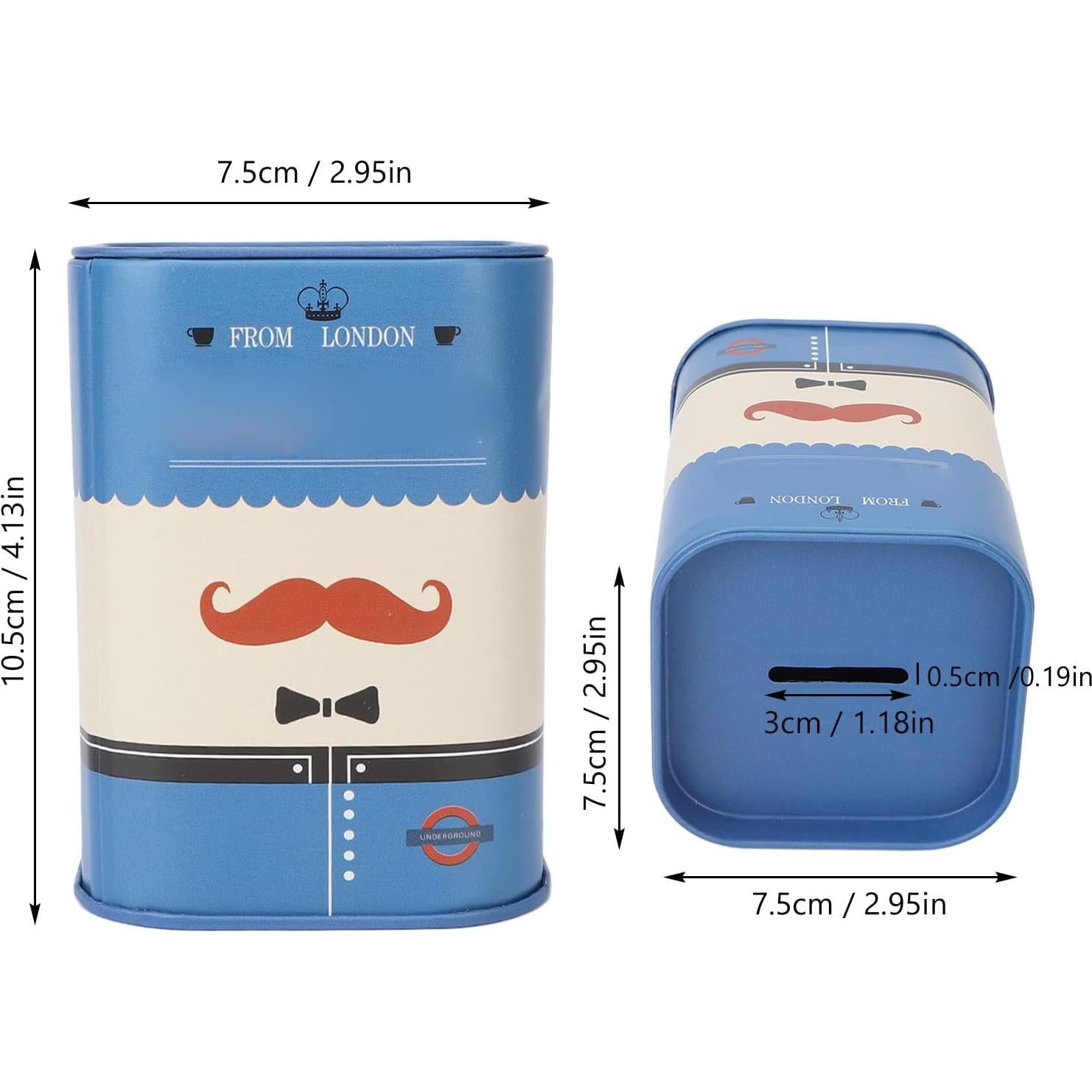 Contenedor de Cuchillas SYH&AQYE Azul, Desecho Seguro para Barbería