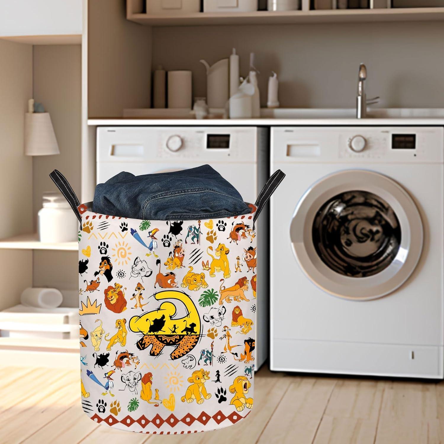 Cesta de Ropa Plegable JNIAP León 50x40 cm Impermeable