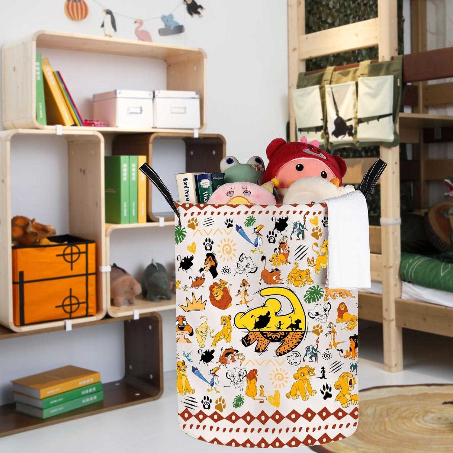 Cesta de Ropa Plegable JNIAP León 50x40 cm Impermeable