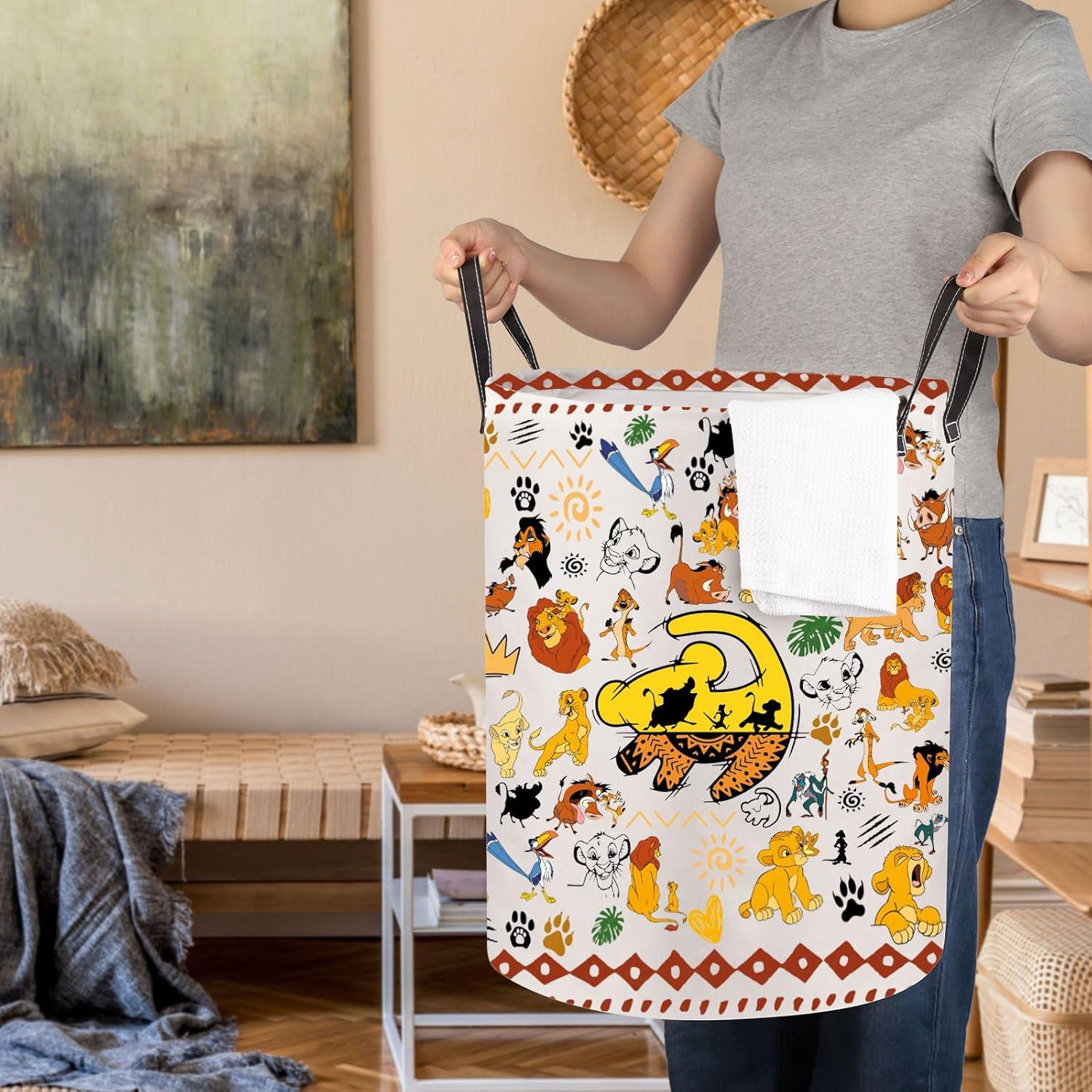 Cesta de Ropa Plegable JNIAP León 50x40 cm Impermeable