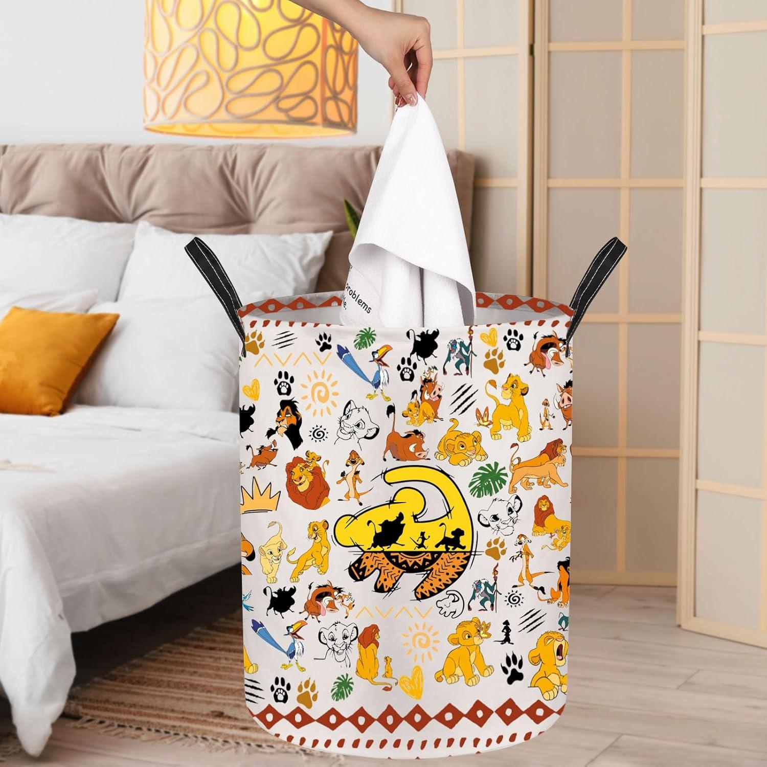 Cesta de Ropa Plegable JNIAP León 50x40 cm Impermeable