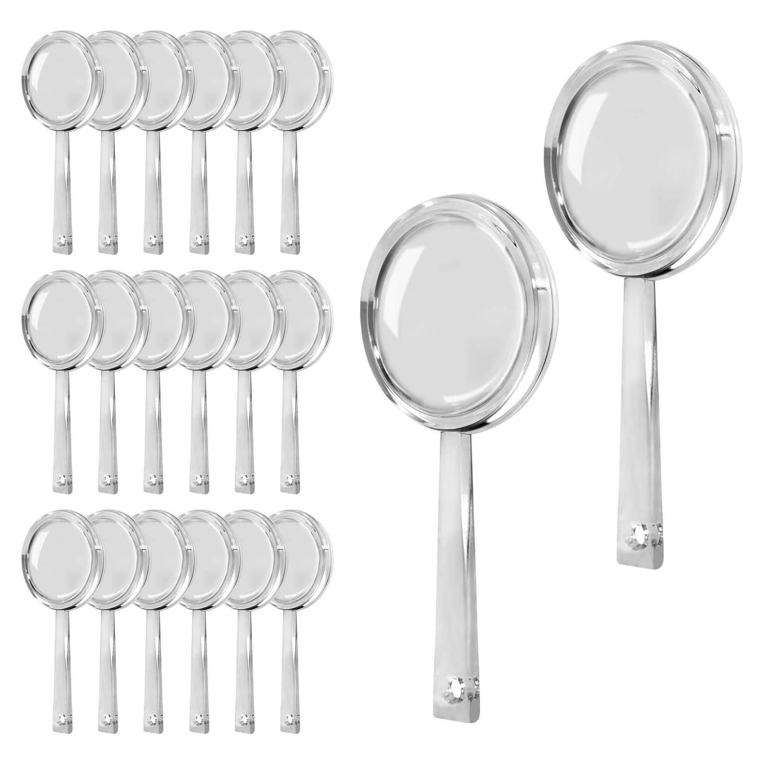 20 Mini Lentes de Aumento OBTANIM de Plástico Portátiles