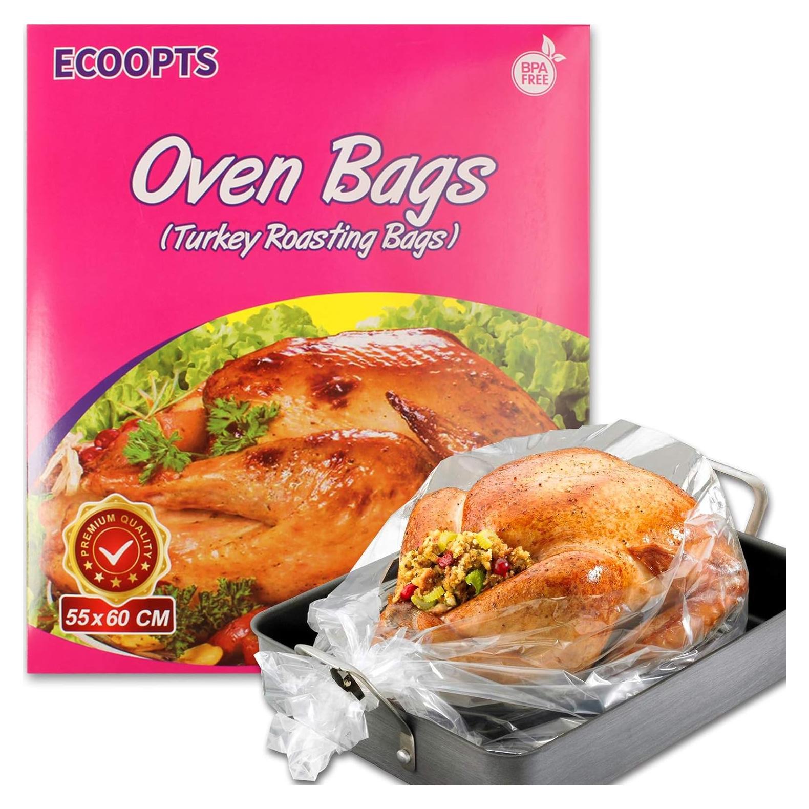 Bolsas para Horno ECOOPTS 10 Unidades 55 x 60 cm Resistentes