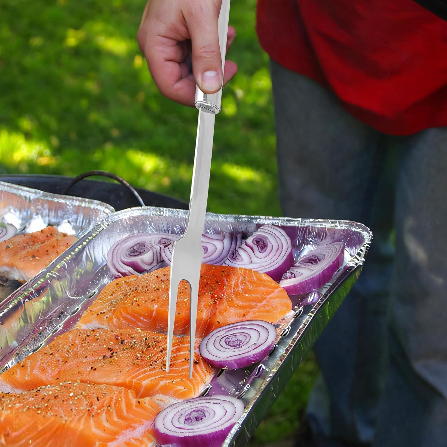 Tenedores de Carne DASHTHER de Acero Inoxidable 33 cm - 2 Piezas