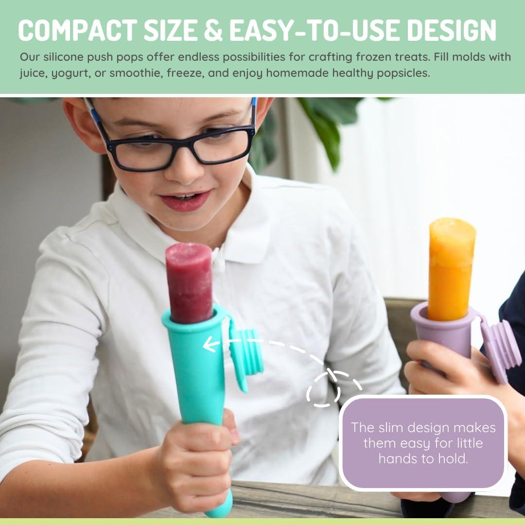 Moldes de Paletas de Silicona Melii - 2 Piezas Animales