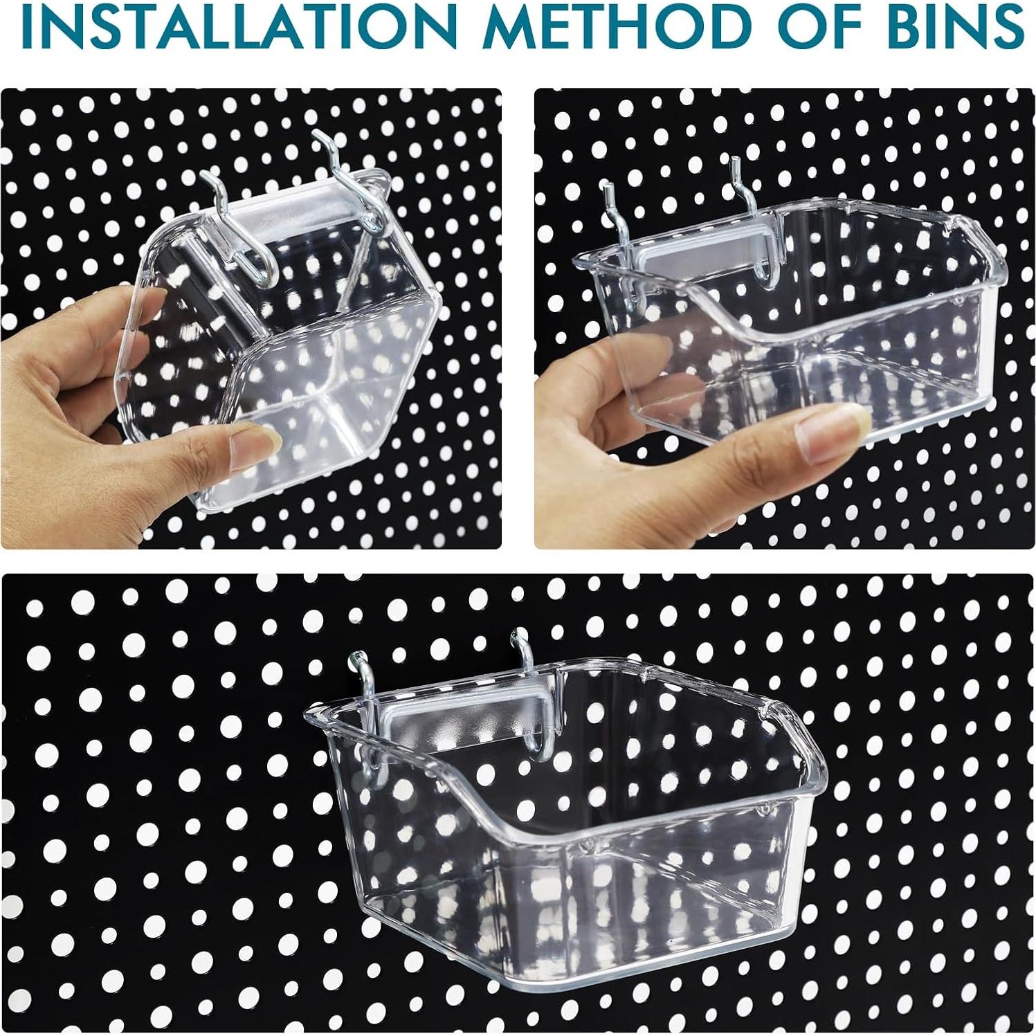 Kit Organizador 286 Piezas Daanxw para Tablero Perforado