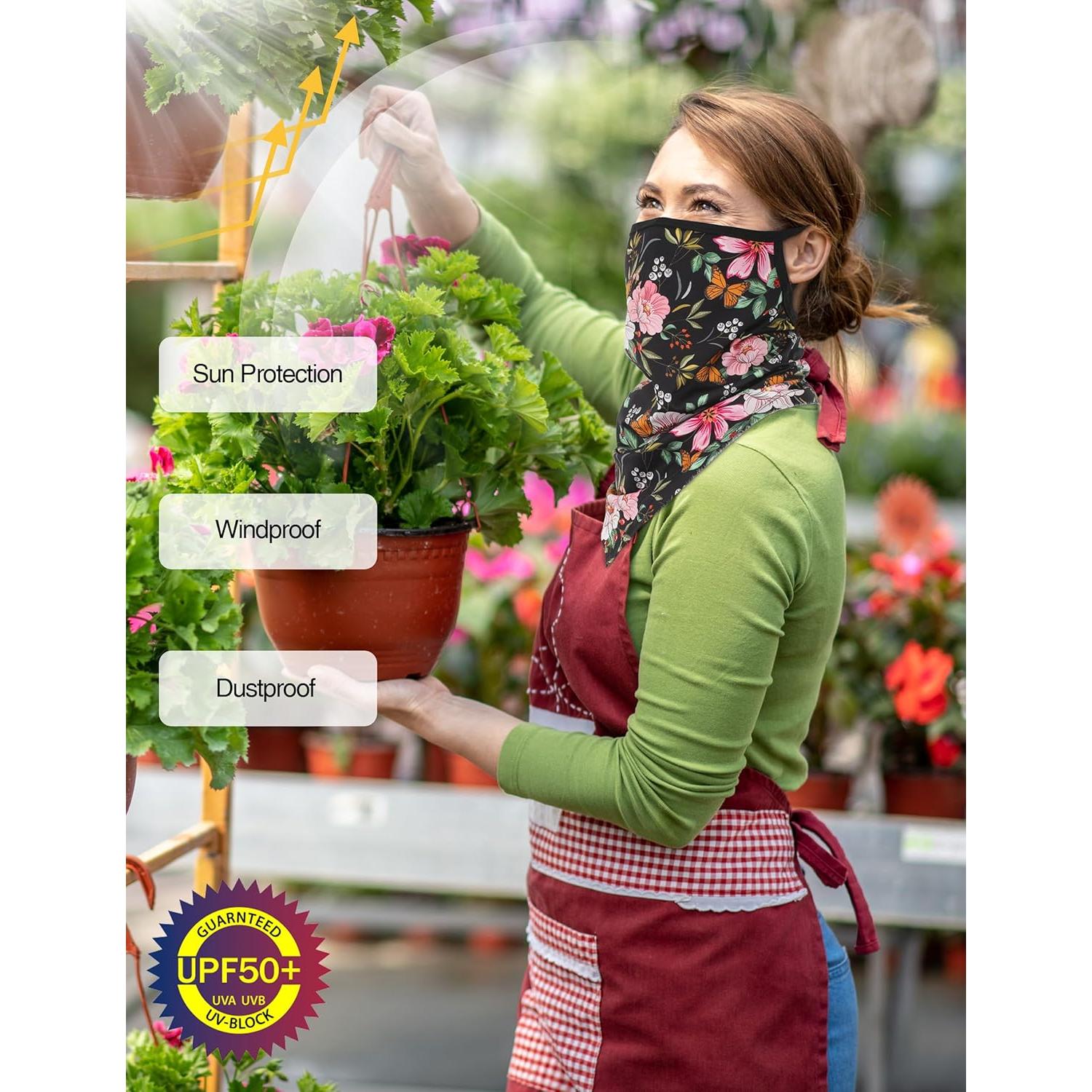 Bufanda Facial FISHEAL UV Protección Solar UPF 50+ Unisex