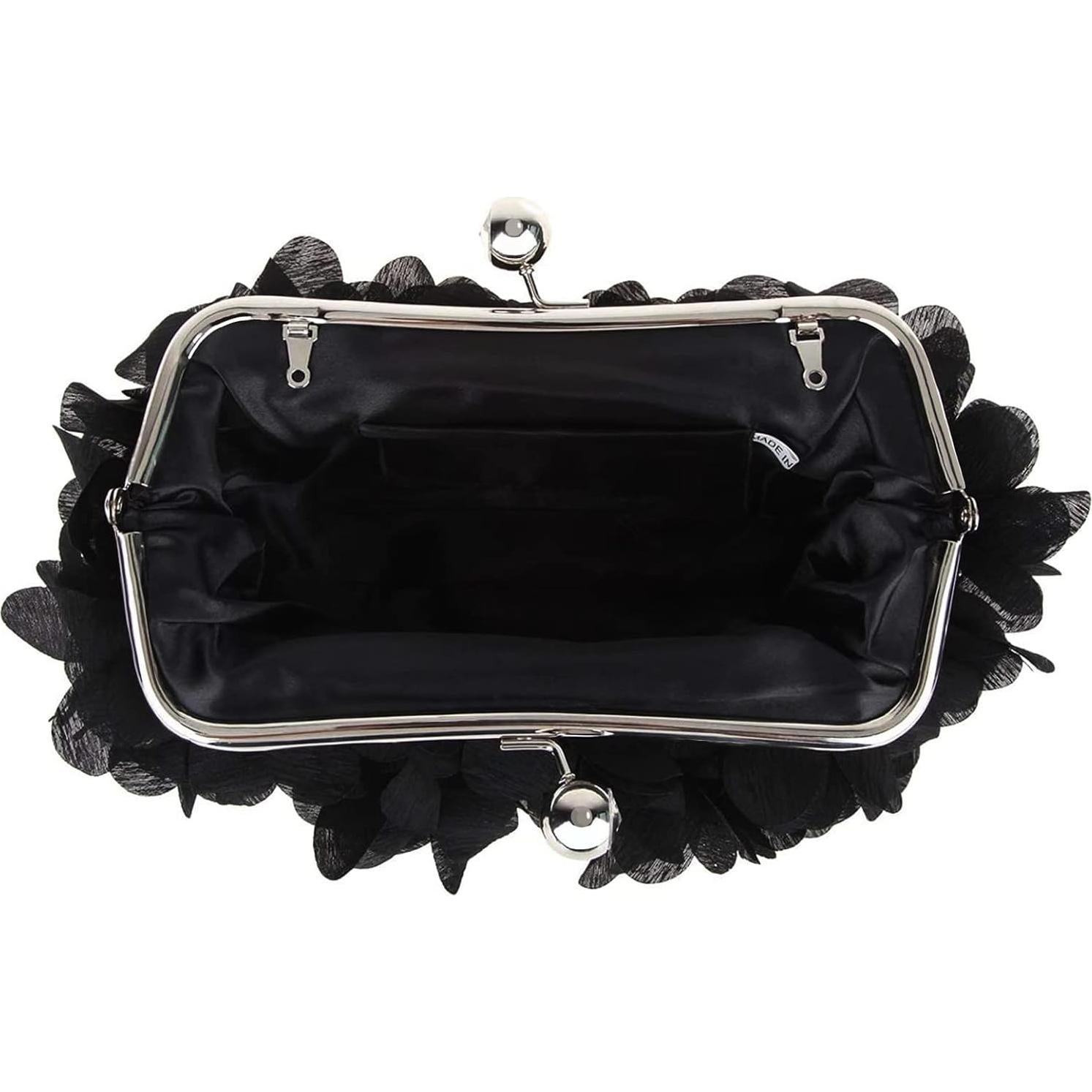 Bolso de Noche JAMBHALA Rosa con Cadena Desmontable 20.8x15x9 cm