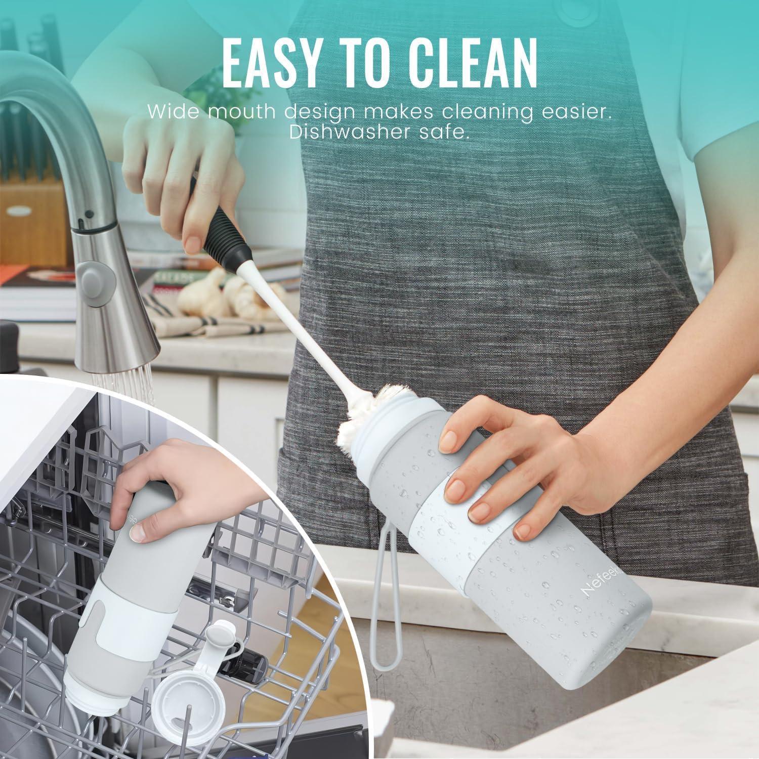 Botella de Agua Plegable Nefeeko S1 PRO 750ml A Prueba de Fugas