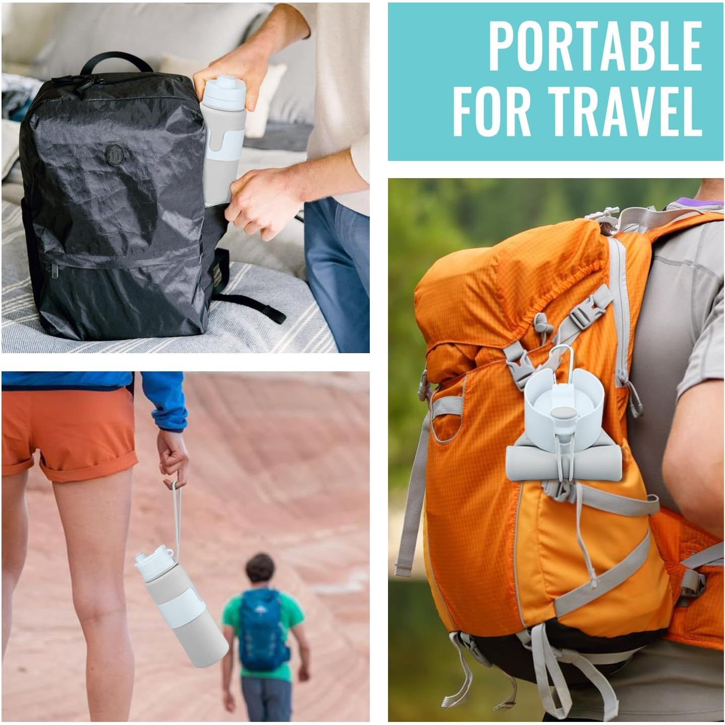 Botella de Agua Plegable Nefeeko S1 PRO 750ml A Prueba de Fugas