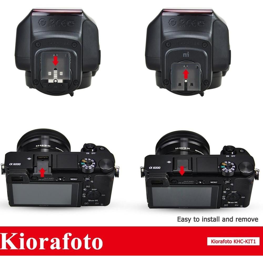 Cubierta de Zapata Caliente Kiorafoto para Cámaras Sony MI