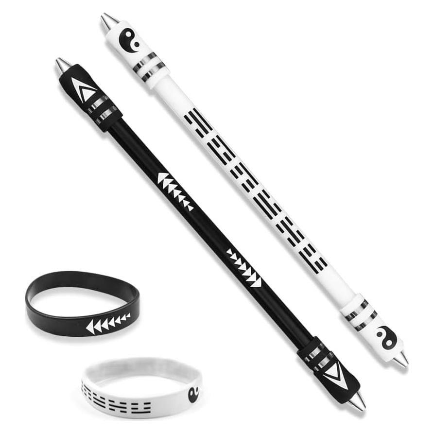 Bolígrafo giratorio Roucerlin 21.5 cm 2 colores con pulsera