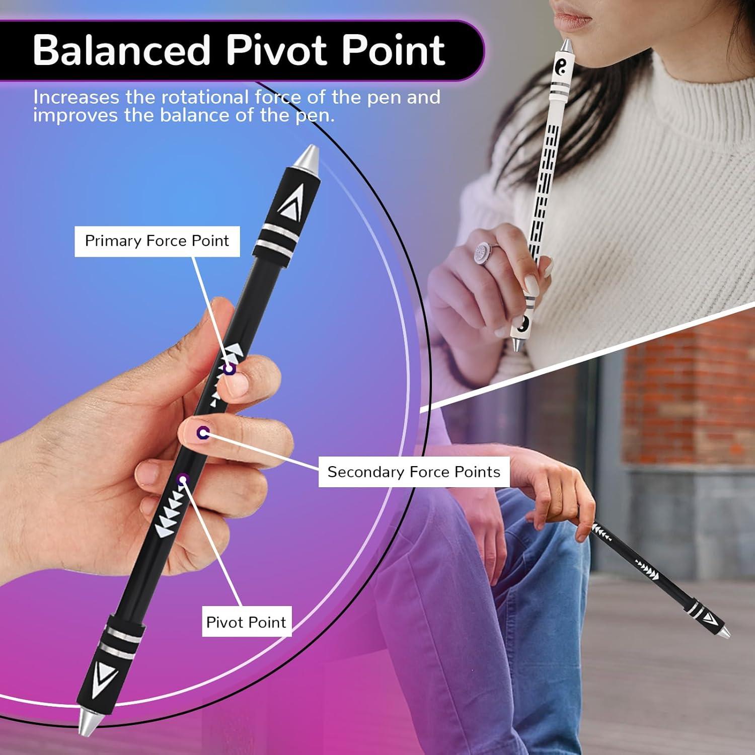 Bolígrafo giratorio Roucerlin 21.5 cm 2 colores con pulsera