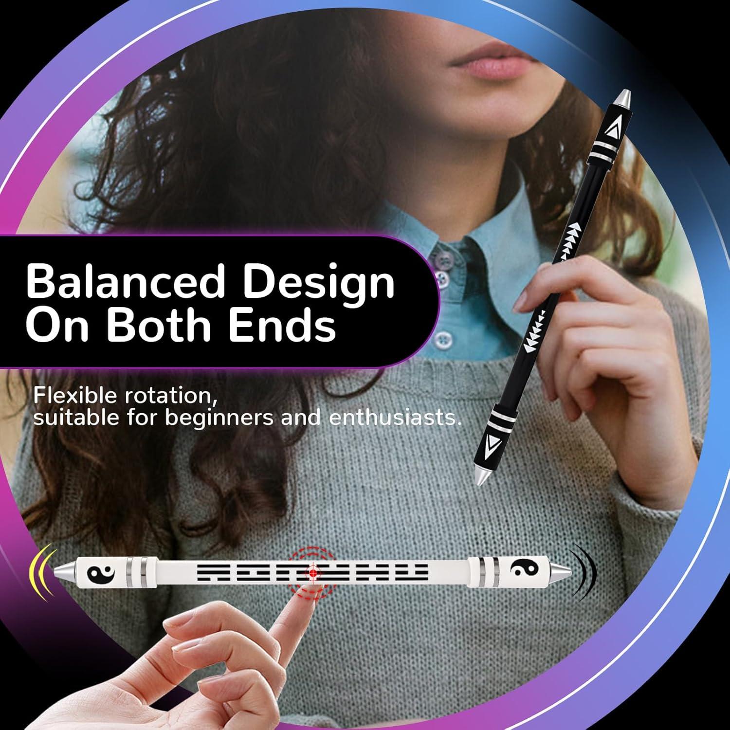 Bolígrafo giratorio Roucerlin 21.5 cm 2 colores con pulsera