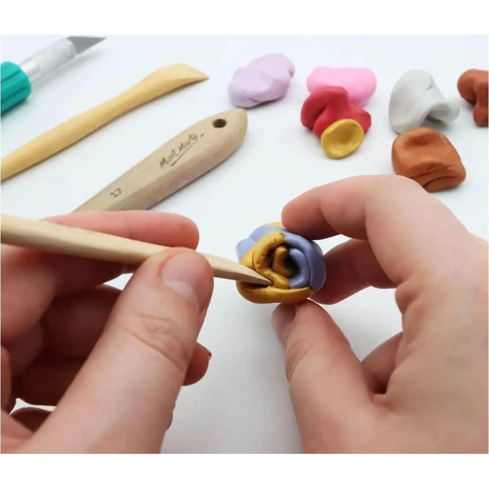 Juego de Arcilla Polimérica Mont Marte - 10 Colores Metálicos - 100g