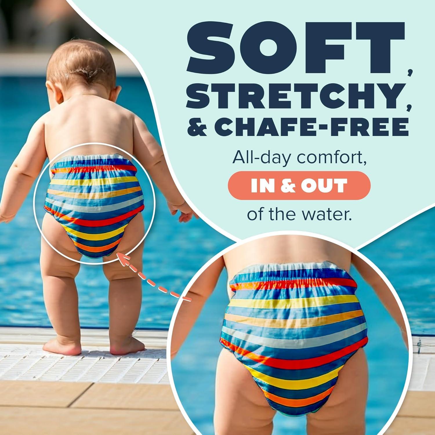 Pañales de Natación Reutilizables TotsBots Tamaño 1