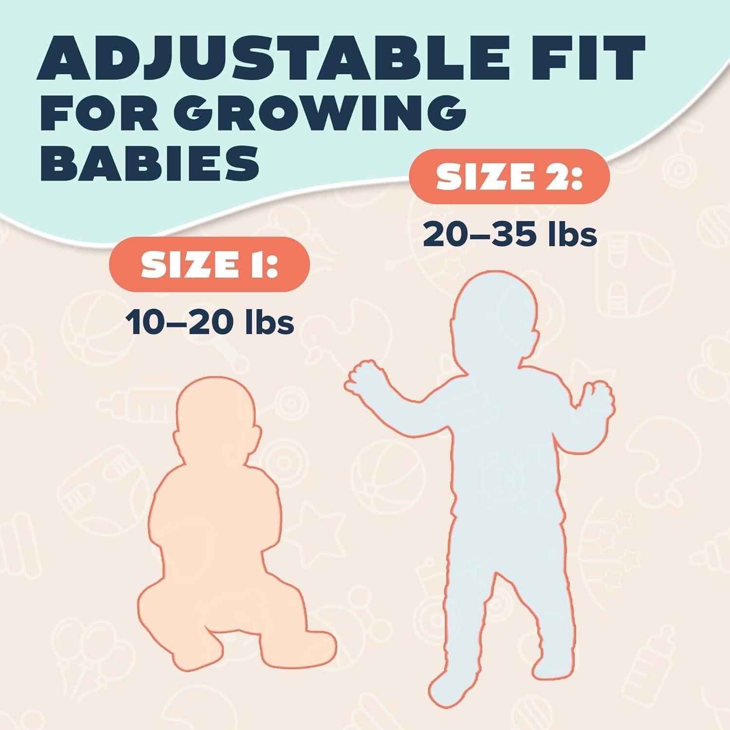 Pañales de Natación Reutilizables TotsBots Tamaño 1