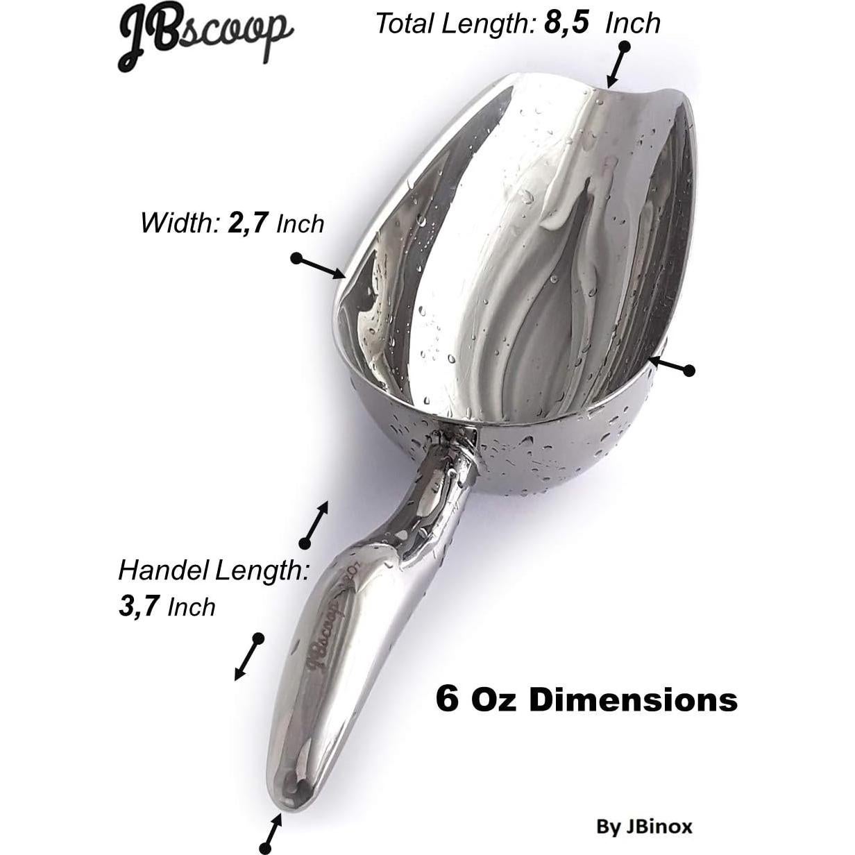 Cuchara de Hielo JBinox de Acero Inoxidable 170g 21.6cm