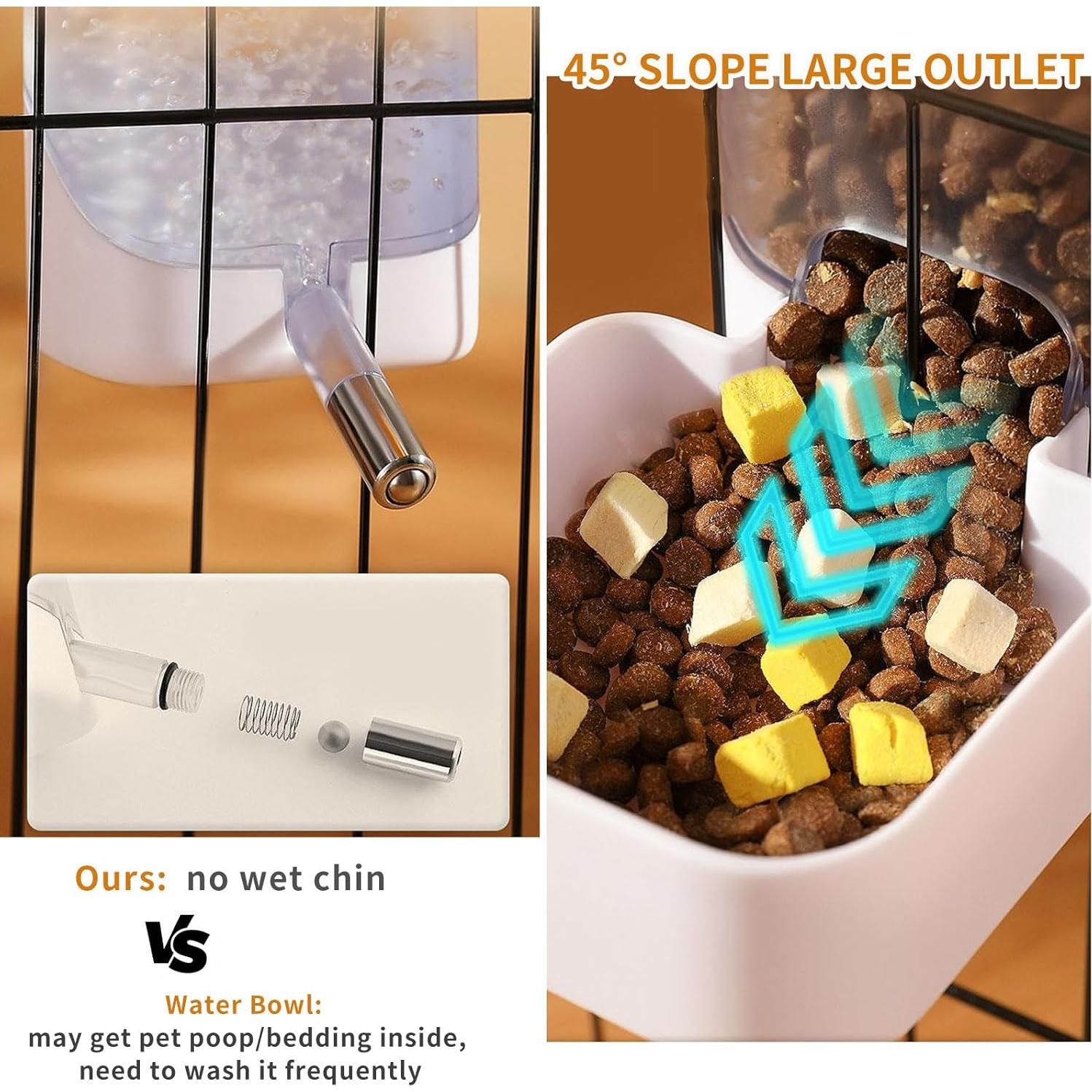 Comedero Automático para Conejos Oncpcare 1000ml Colgante