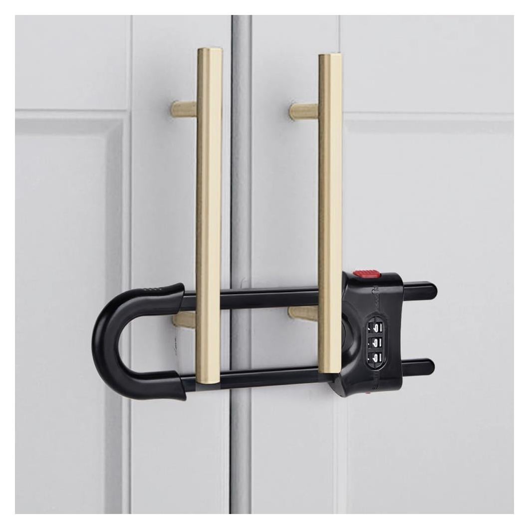 Cerraduras Deslizantes para Gabinetes Estrella Xuanxi - Negro