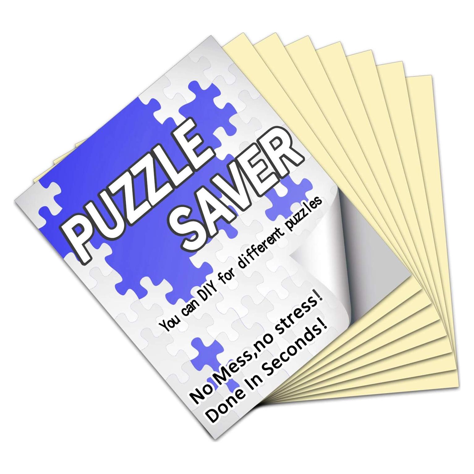 Hojas de Pegamento para Rompecabezas RECHIATO 16 Piezas 40x30 cm