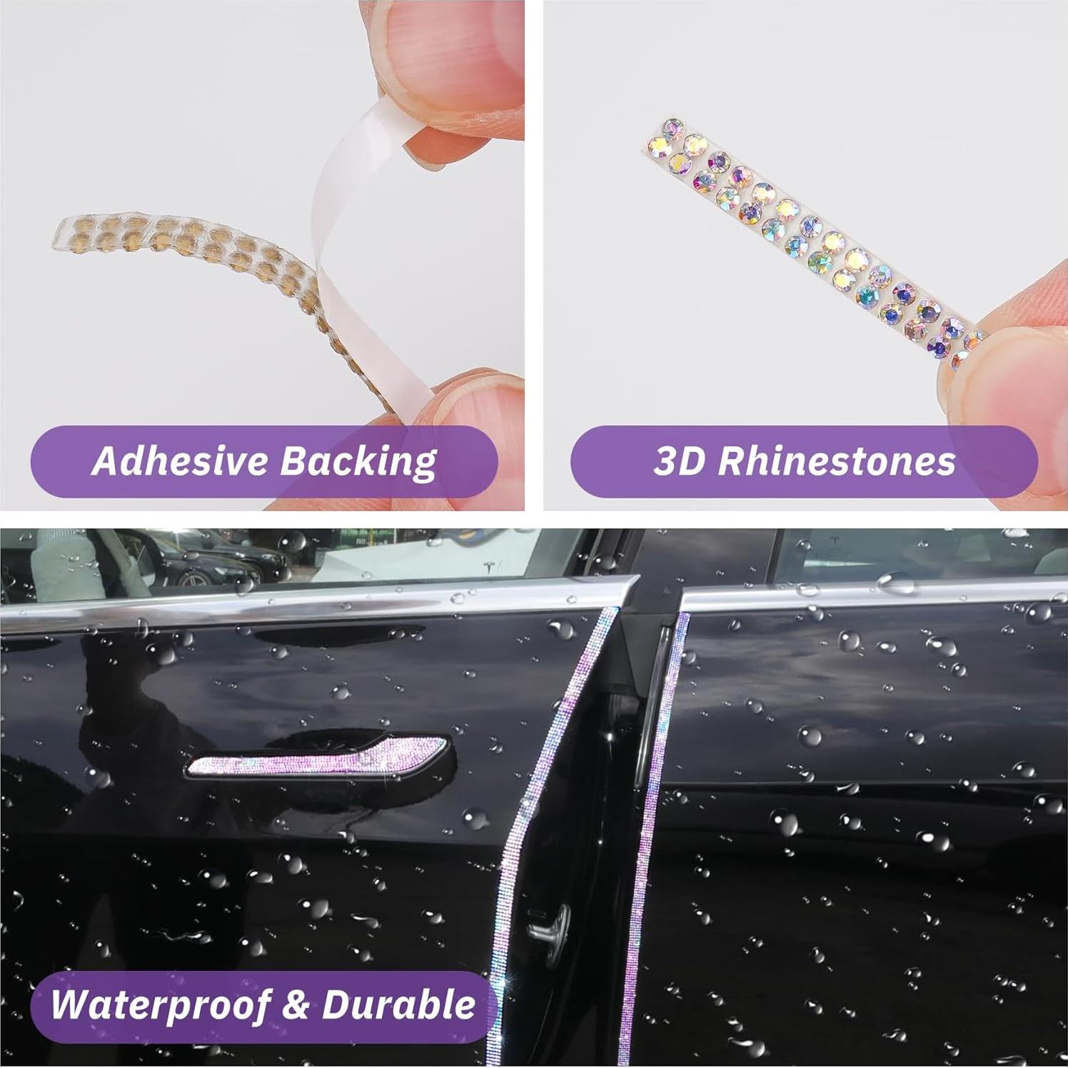 Cinta de Rhinestone Autoadhesiva NiArt 10m Iridescente