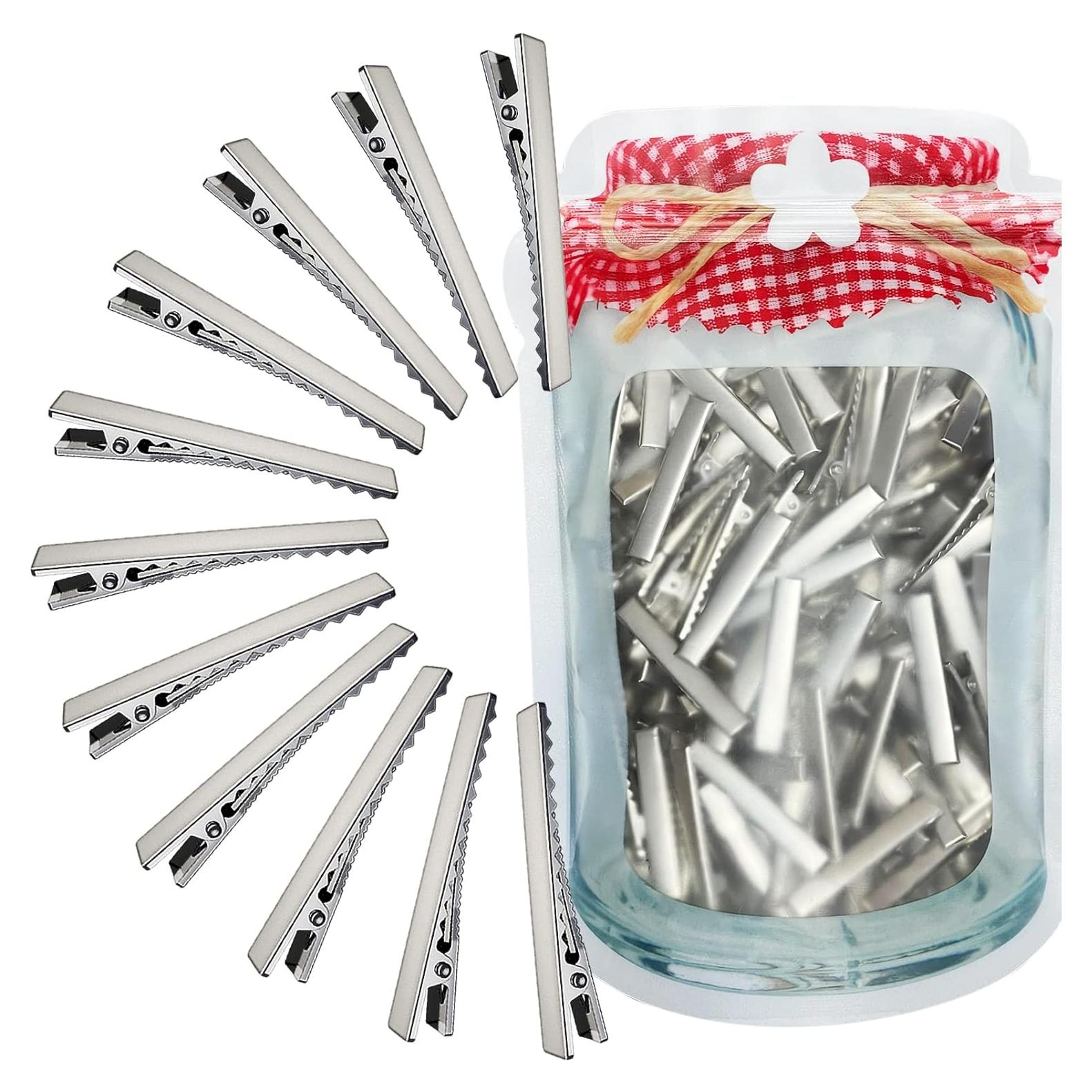 Clip de Cabello HiJeaton 150 Piezas Metal 4.5cm Económico