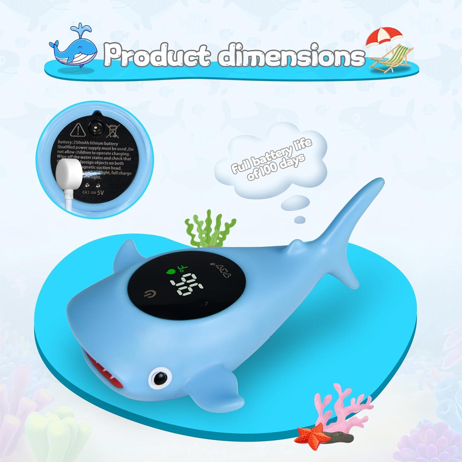 Termómetro de baño digital TKY con juguetes flotantes - Seguridad infantil