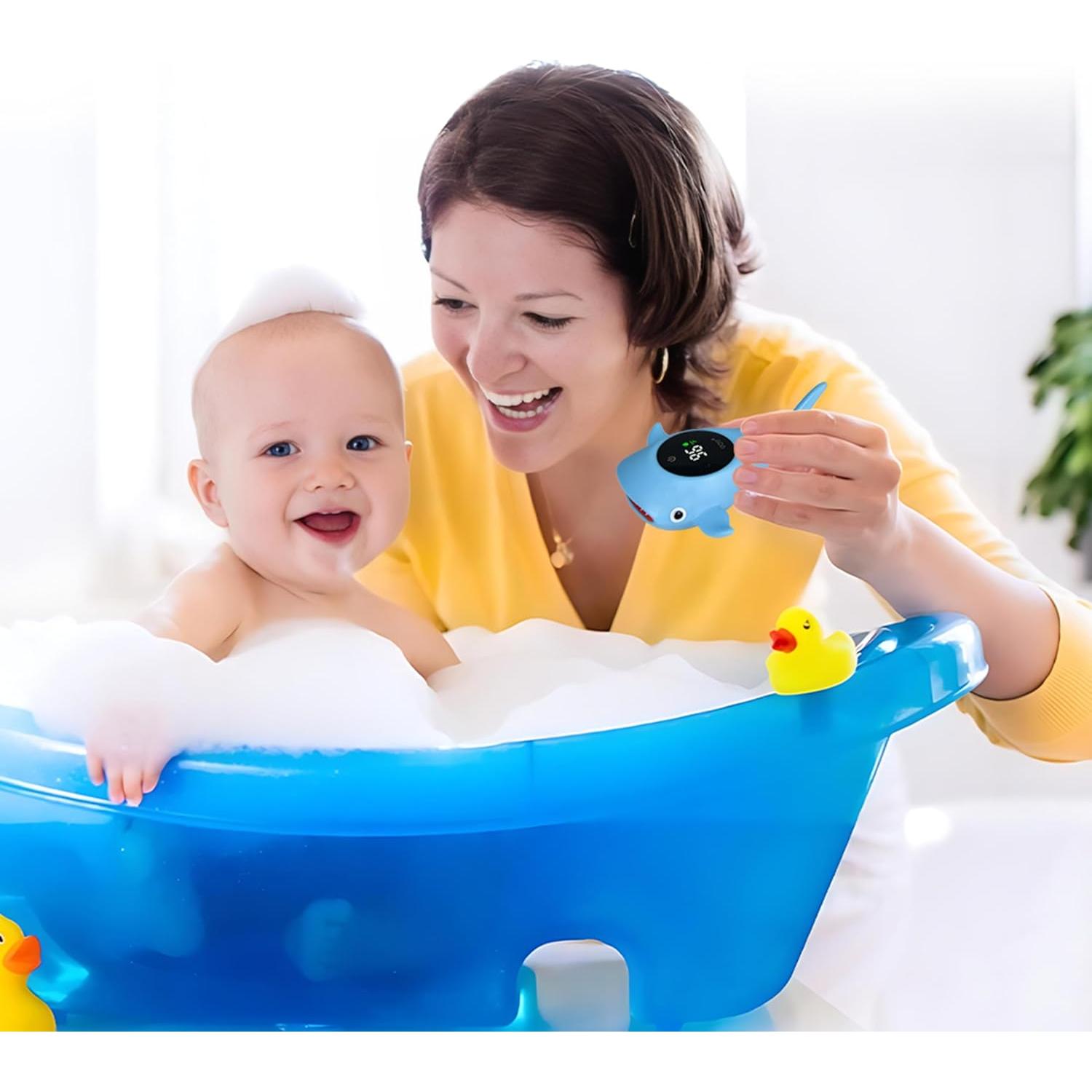 Termómetro de baño digital TKY con juguetes flotantes - Seguridad infantil