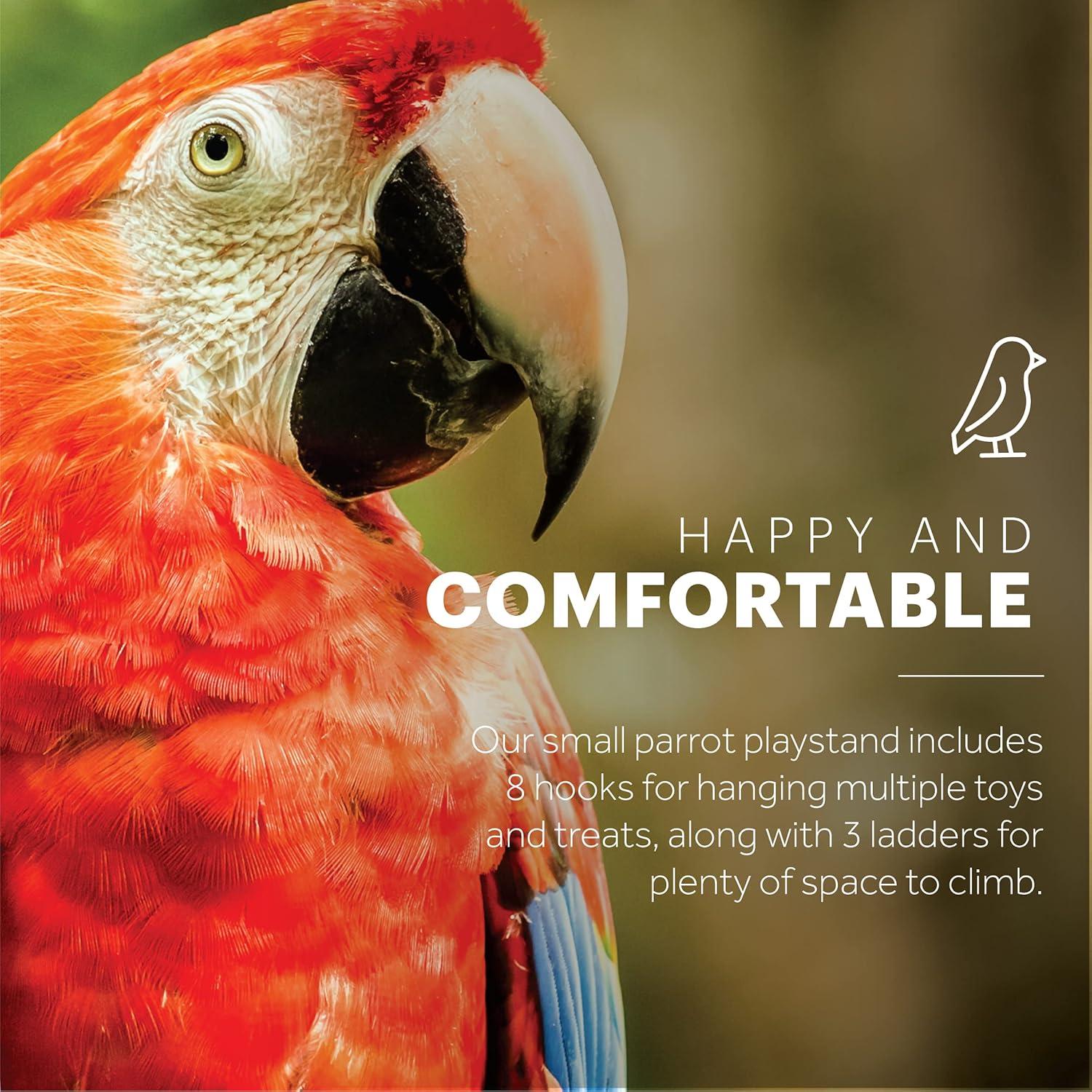 Soporte de Juego para Loros Pequeños Prevue 3181 con Ruedas