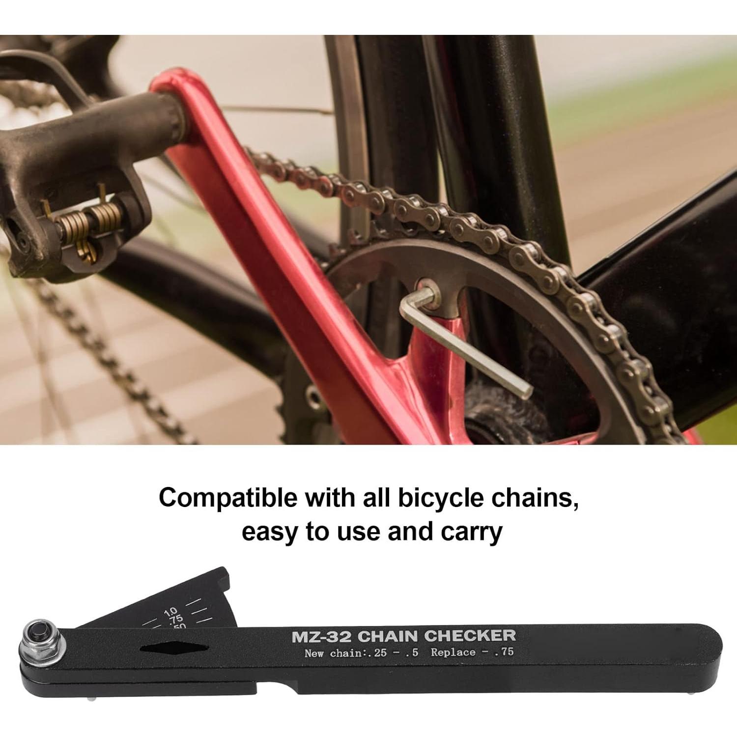 Comprobador de Cadena de Bicicleta Yosoo de Aluminio - Mantenimiento Eficiente