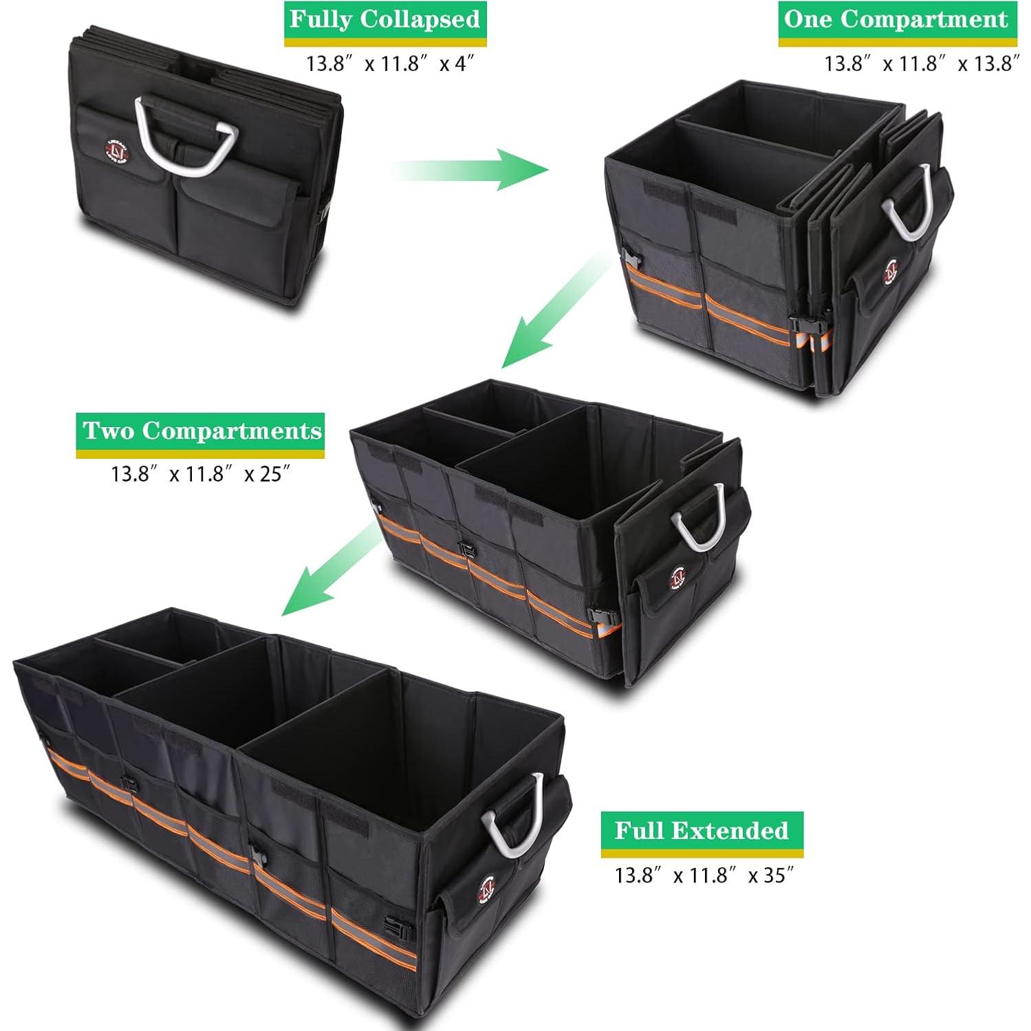 Organizador de Maletero LIBZAKI Plegable Impermeable 93L Negro