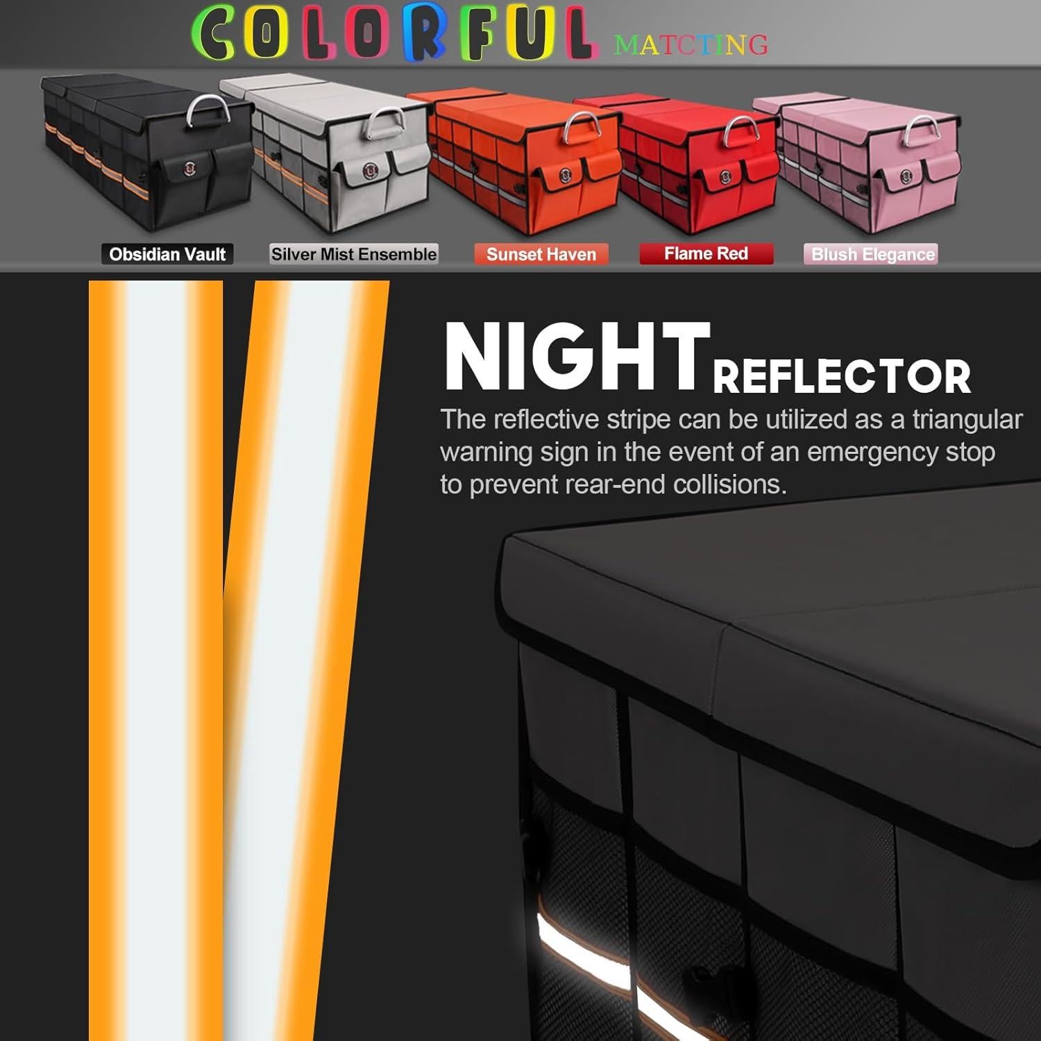 Organizador de Maletero LIBZAKI Plegable Impermeable 93L Negro