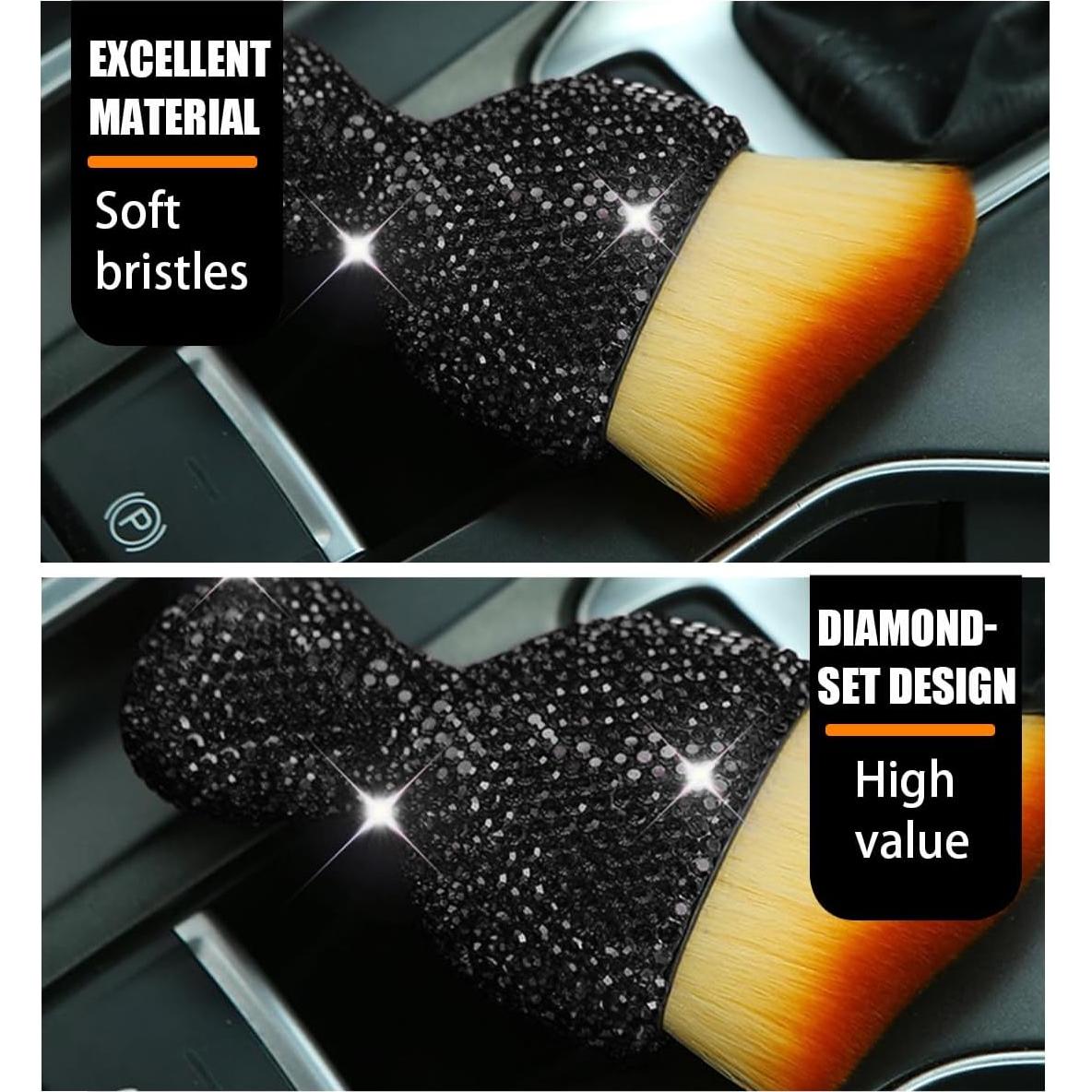 Cepillo de Polvo para Auto zipelo - Cerdas Suaves, Negro