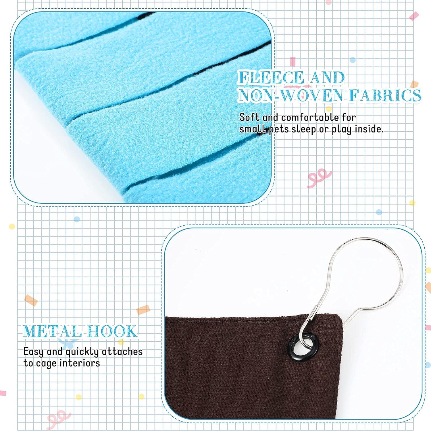 Escondite para Cobayas Shappy 2 Pcs Hamaca Triangular 44.5 cm