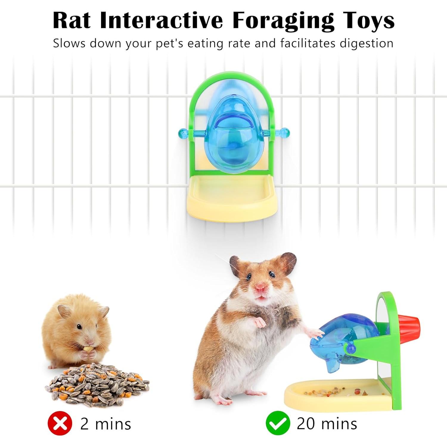 Juguete de Forrajeo para Ratas Aiieim - Enriquecimiento Inteligente