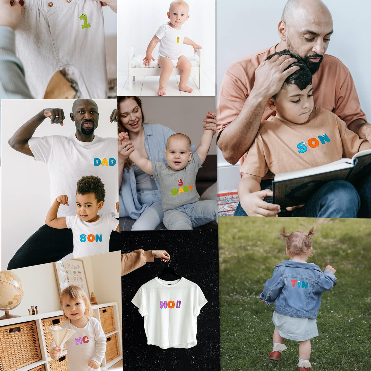 256 Letras y Números de Transferencia de Calor Yiootop 29x21cm