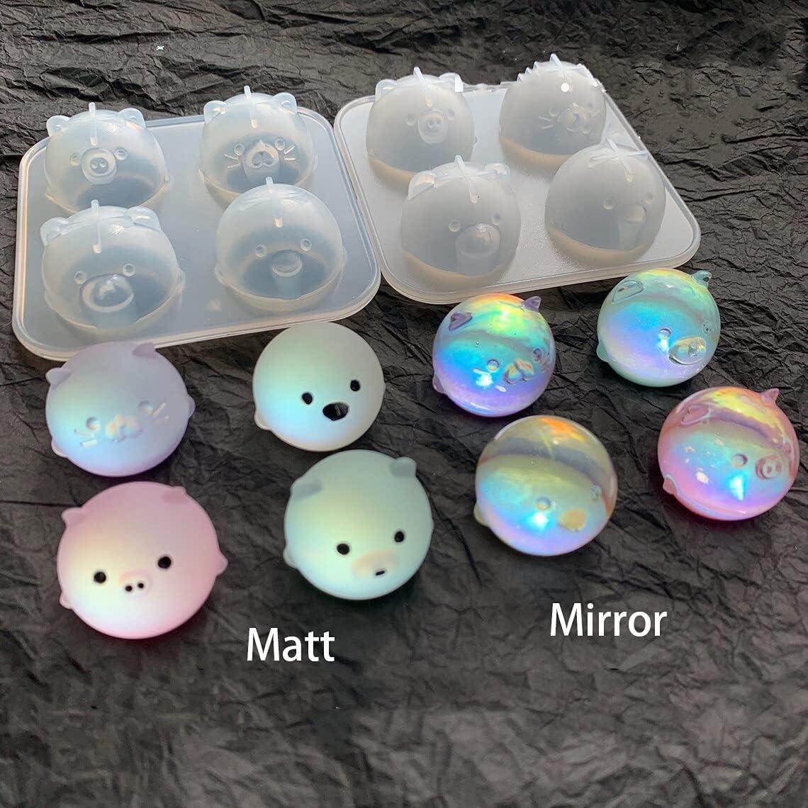 Moldes de Silicona para Joyería Liscra 2 Pcs Animales 8.89 cm