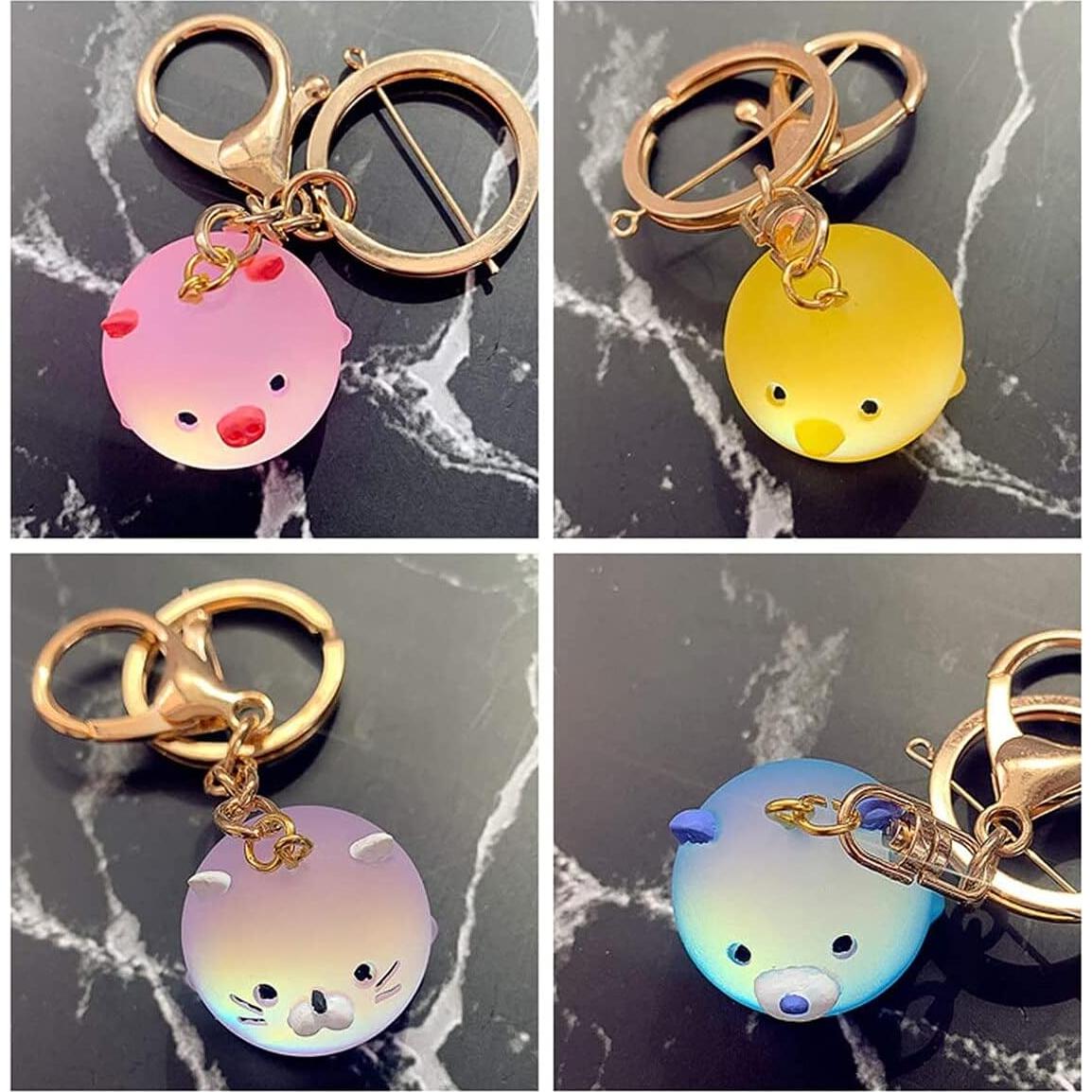 Moldes de Silicona para Joyería Liscra 2 Pcs Animales 8.89 cm