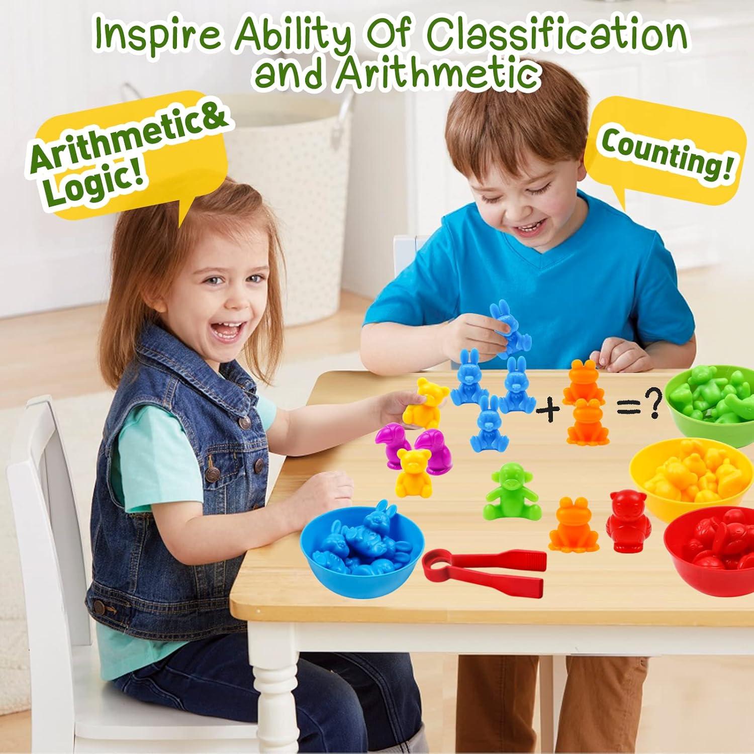 Juguetes de Clasificación de Colores NAODONGLI para Niños 3-6 Años