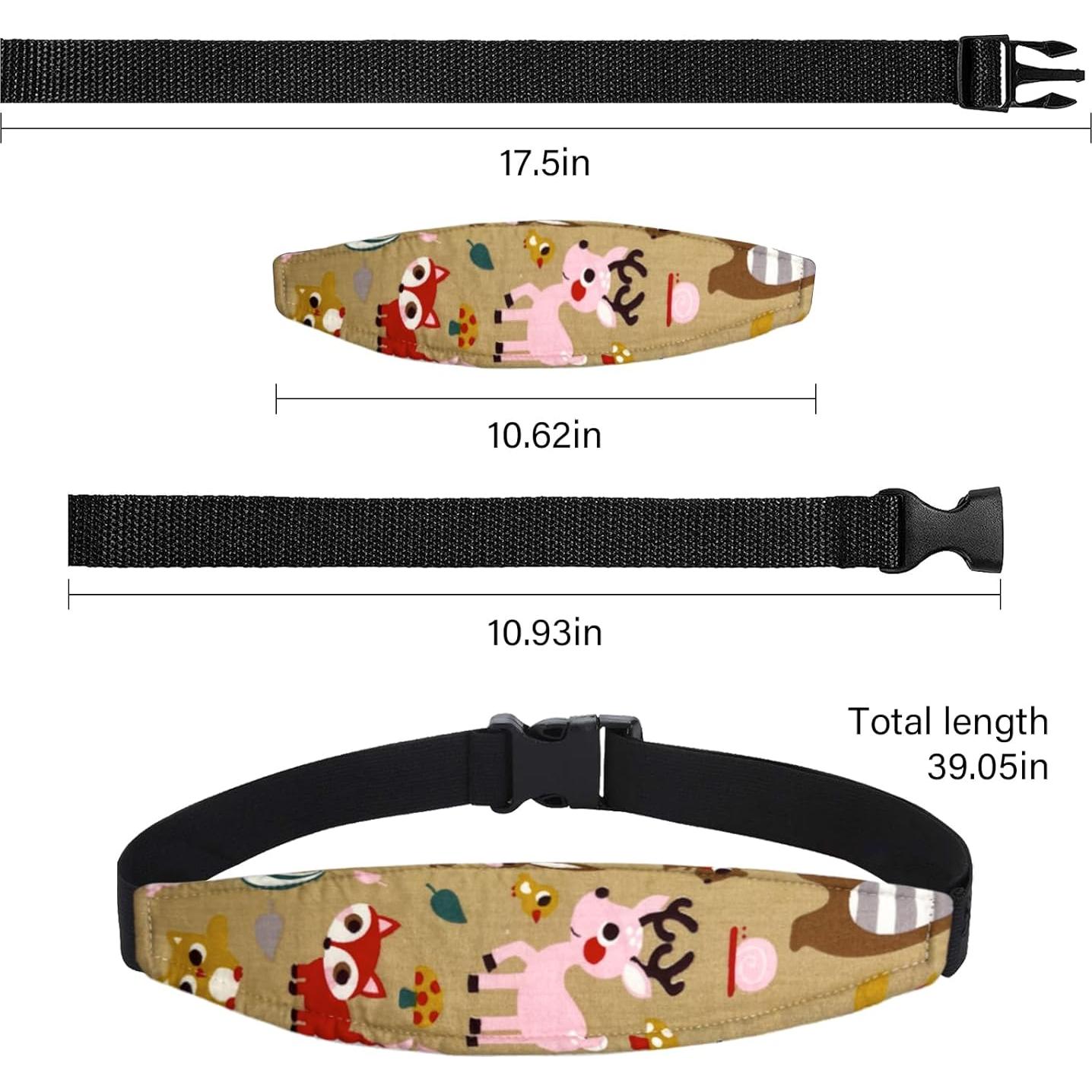 Soporte de Cabeza para Bebé ZHOMA 3 Pcs Ajustable Animales