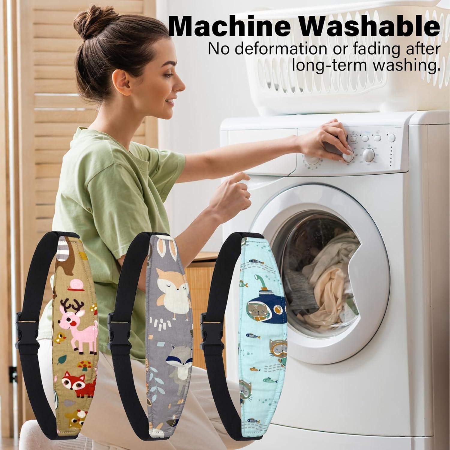 Soporte de Cabeza para Bebé ZHOMA 3 Pcs Ajustable Animales